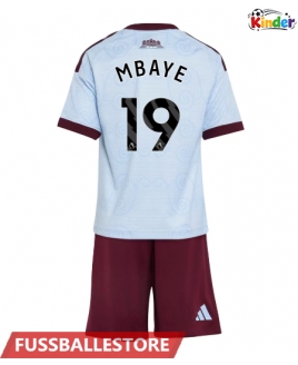Günstige Aston Villa Ibrahim Mbaye #19 3rd trikot Kinder 2026-27 Kurzarm (+ Kurze Hosen)
